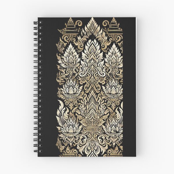 Item preview, Thai Traditional Pattern - Lotus and Sacred Flame Design designed and sold by AonTH9.