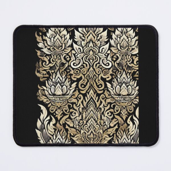 Item preview, Thai Traditional Pattern - Lotus and Sacred Flame Design designed and sold by AonTH9.