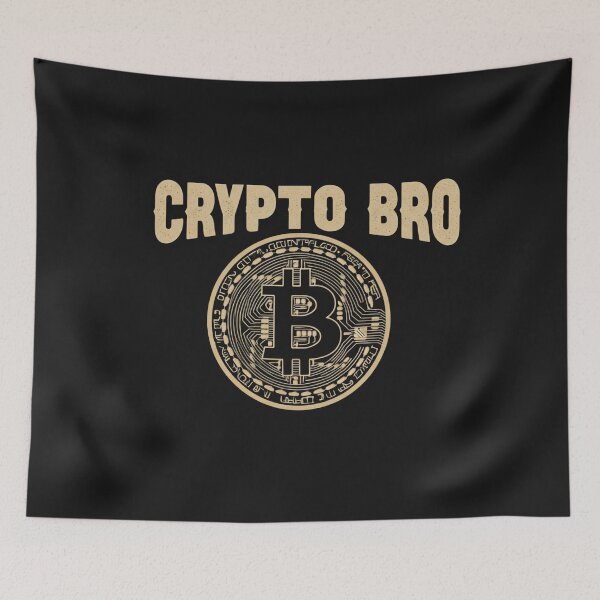 Item preview, crypto bro designed and sold by TEEJAMBOREE.