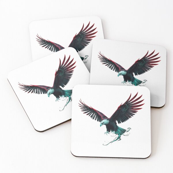 Item preview, Majestic Neon Eagle in Flight designed and sold by Mido-artister.