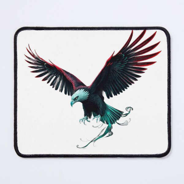 Item preview, Majestic Neon Eagle in Flight designed and sold by Mido-artister.