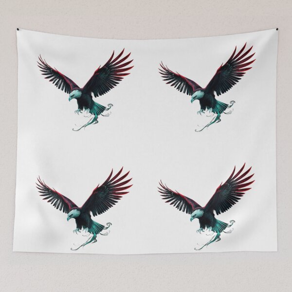 Item preview, Majestic Neon Eagle in Flight designed and sold by Mido-artister.