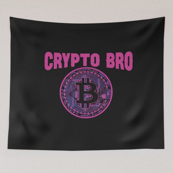 Item preview, crypto bro designed and sold by TEEJAMBOREE.