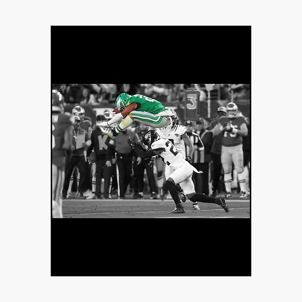 Saquon Barkley Football Poster