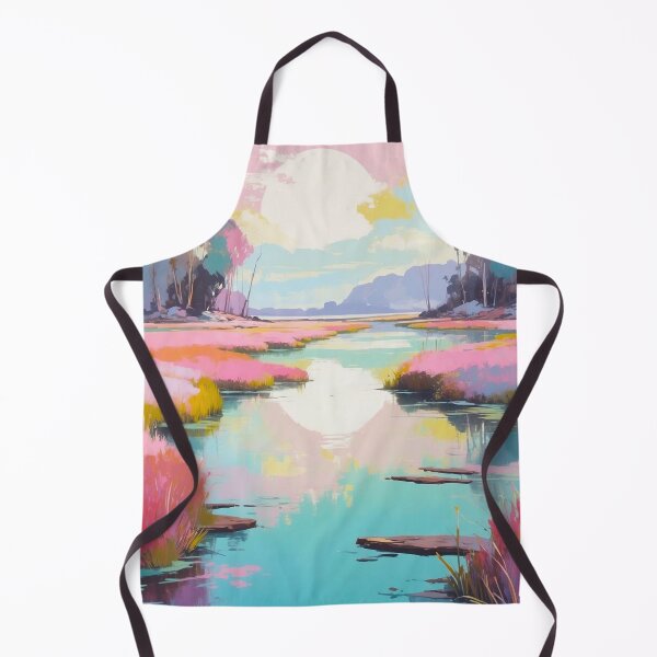 Item preview, Serene Modern Marsh Landscape designed and sold by JulieChi.