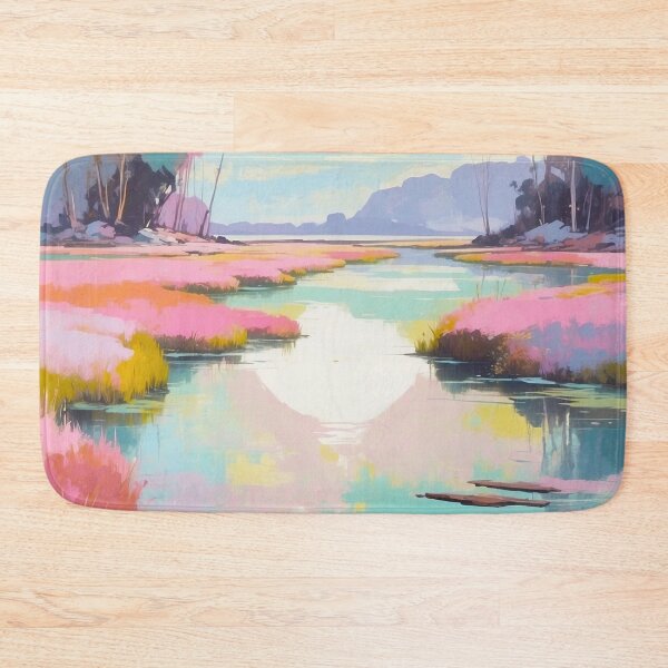 Item preview, Serene Modern Marsh Landscape designed and sold by JulieChi.