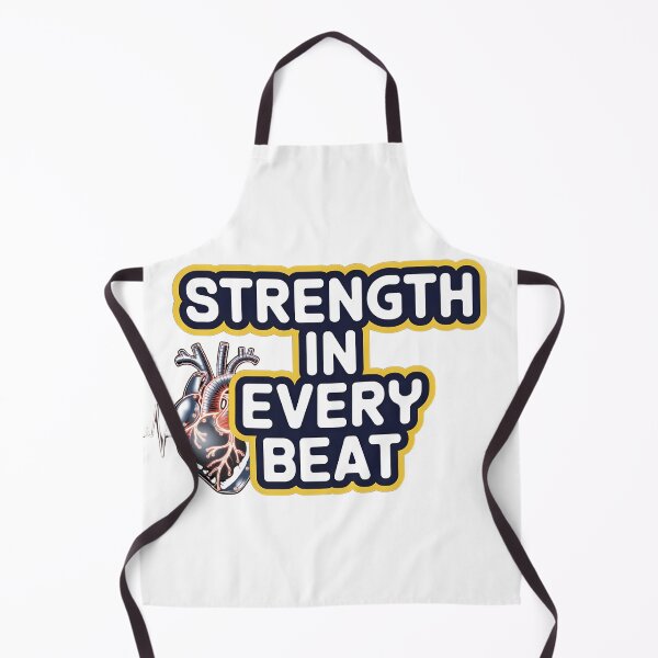 Item preview, Modern Glowing Heartbeat Design with Strength-Inspired Typography designed and sold by Samgfxt-shirt.