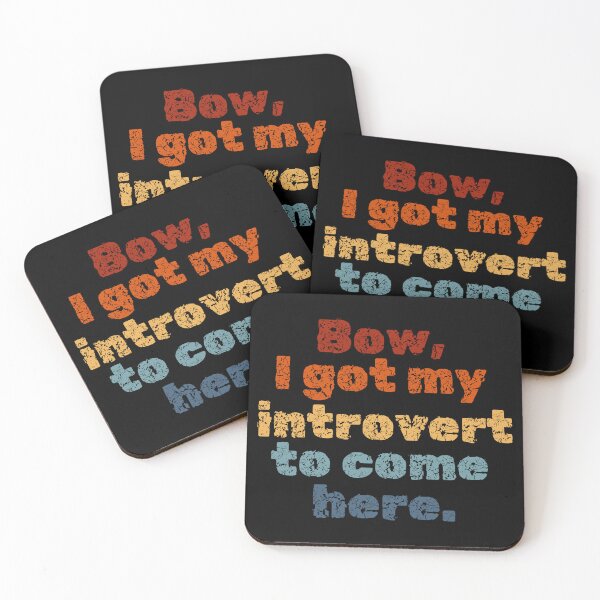 Item preview, Bow, I got my introvert to come here. Destressed Font Retro Sunset color designed and sold by InsanelyD.