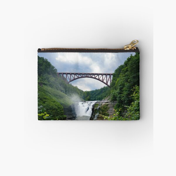 Item preview, The Genesee Arch Bridge Over Letchworth State Park's Waterfalls designed and sold by Selishots.