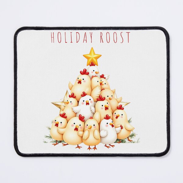 Item preview, Funny Chicken Christmas Tree Farm Animal Holiday Design designed and sold by Furr-n-Purr.