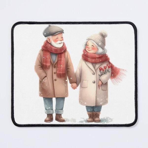 Item preview, A0592 Golden Years of Love – Elegant Collectible Figurine, Perfect Gift for Couples, Timeless Symbol of Love and Togetherness designed and sold by angieart68.