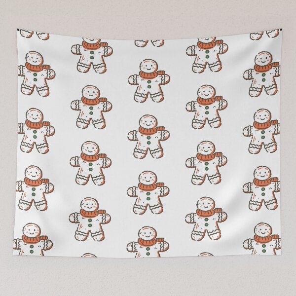Item preview, Gingerbread man doodle art designed and sold by xiao xuans.
