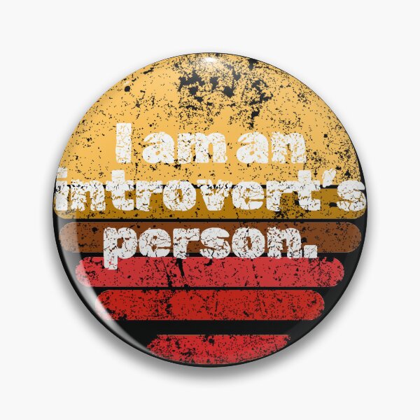 Item preview, I am an Introvert's person. Destressed Font Retro Sunset designed and sold by InsanelyD.
