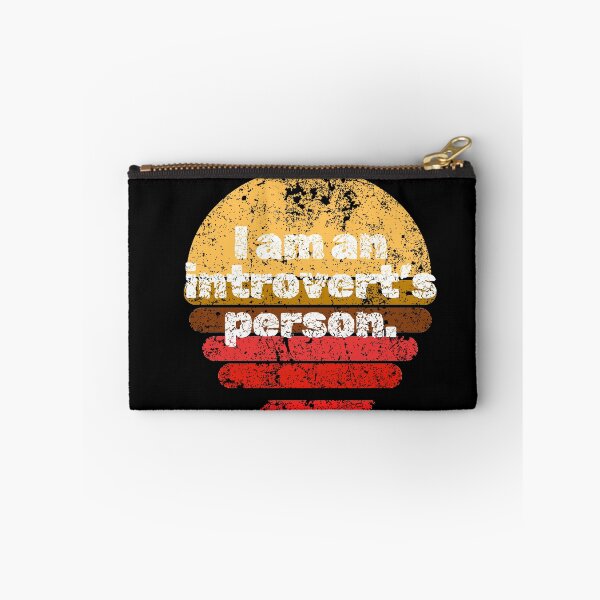 Item preview, I am an Introvert's person. Destressed Font Retro Sunset designed and sold by InsanelyD.