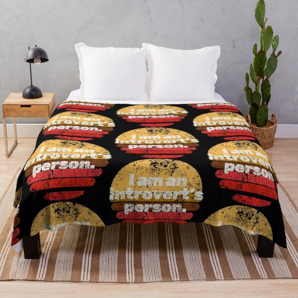 Item preview, I am an Introvert's person. Destressed Font Retro Sunset designed and sold by InsanelyD.