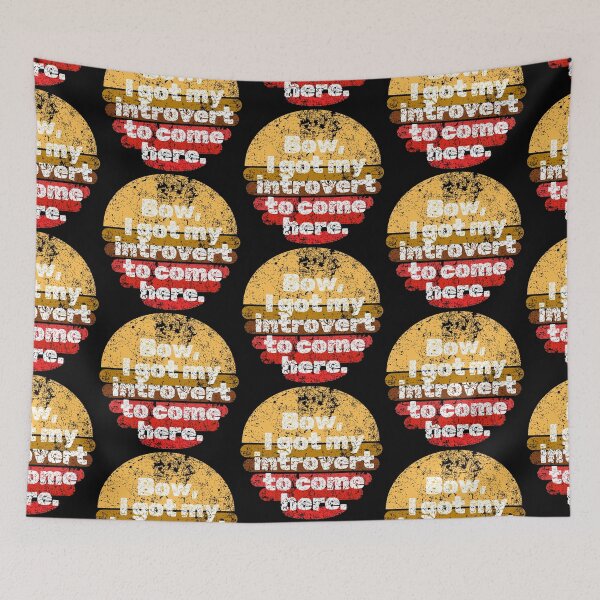 Item preview, Bow, I got my introvert to come here. Destressed Font Retro Sunset designed and sold by InsanelyD.