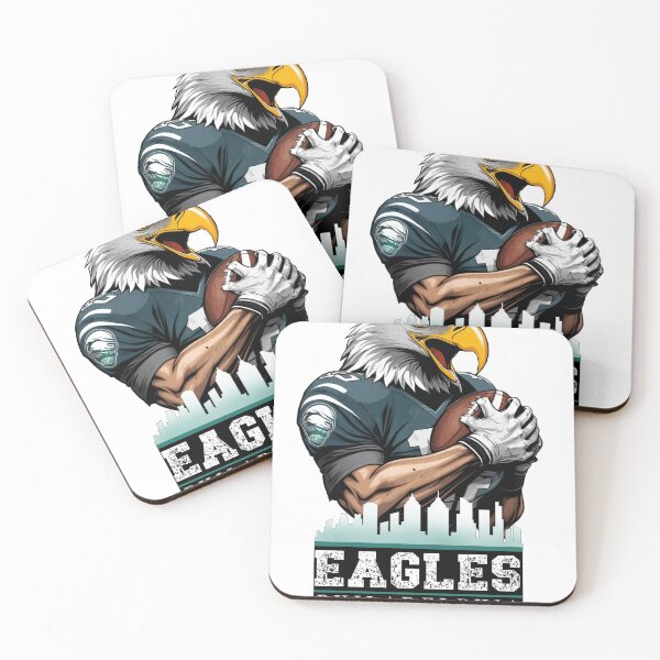 Item preview, Phila del phia Eagles Sticker designed and sold by Purple Eggplant Art ⭐⭐⭐⭐.