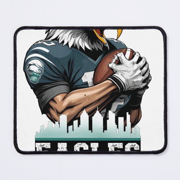 Item preview, Phila del phia Eagles Sticker designed and sold by Purple Eggplant Art ⭐⭐⭐⭐.