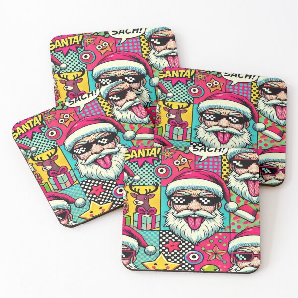 Item preview, Funky Pop-Art Santa Squad designed and sold by Imaginarium of Chaos falcon88 .