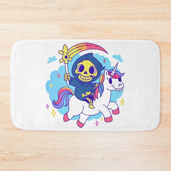 Item preview, Grim Reaper on Unicorn: Dark Fantasy Meets Whimsy ArtGrim Reaper on Unicorn: Dark Fantasy Meets Whimsy Art designed and sold by Timegraf.