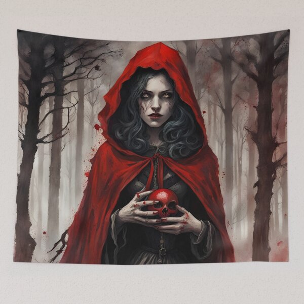 Item preview,  Vampire Redhood Girl designed and sold by GothicRubette.