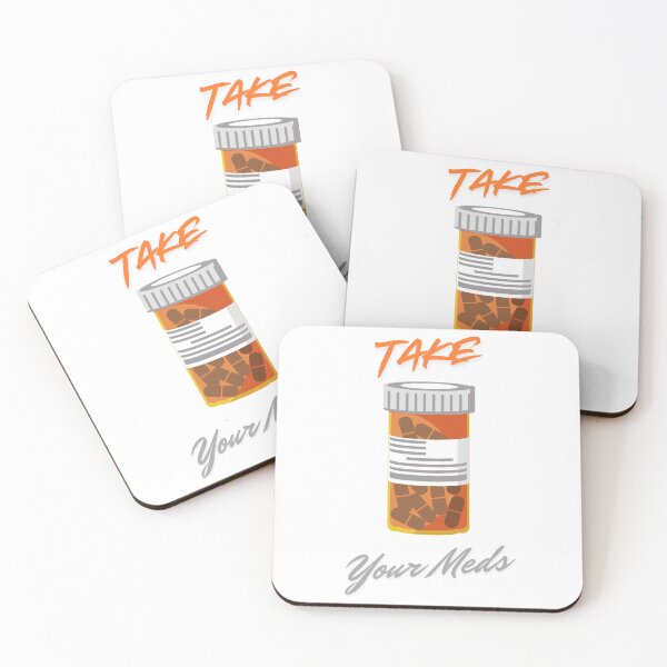 Item preview, Take Your Meds, Orange bottle  designed and sold by TalitaArte.