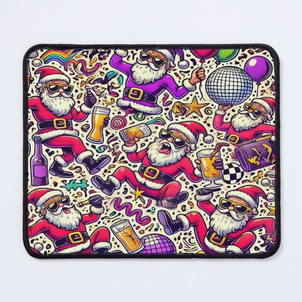 Item preview, Cartoon Chaos Santa Party designed and sold by Imaginarium of Chaos falcon88 .