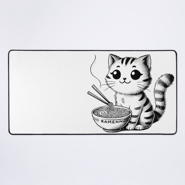 Item preview, Kawaii Ramen Cat – Cute Noodle Lover TSQ designed and sold by TSQ.