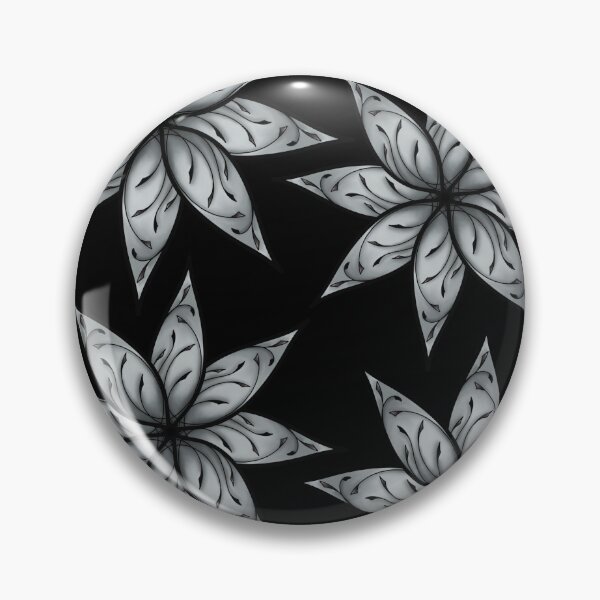 Item preview, Star Floral in Gray designed and sold by lezell.
