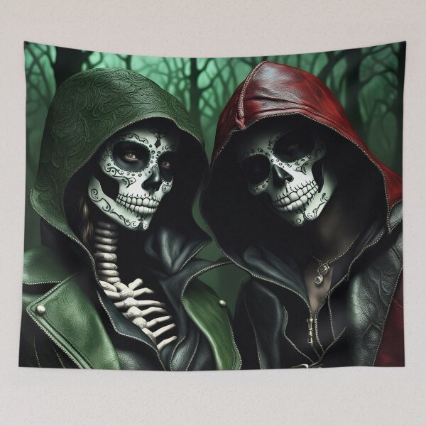 Item preview, Cool Skeleton Couple designed and sold by GothicRubette.