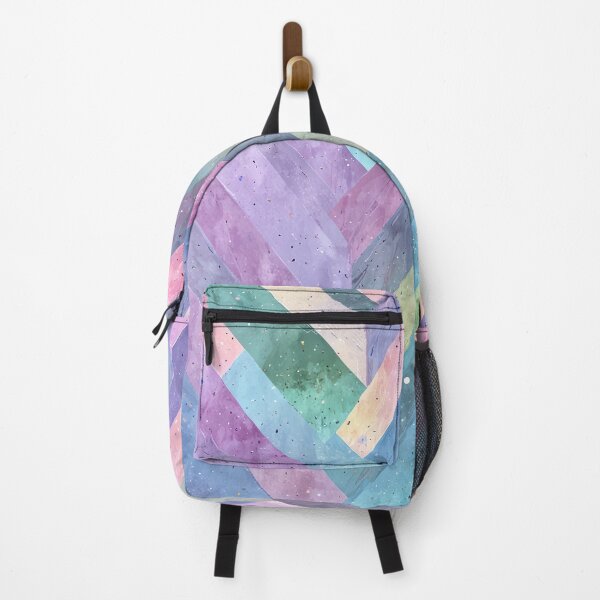 Item preview, Watercolour Geometric Purple Triangle Pattern designed and sold by CriaCreative.
