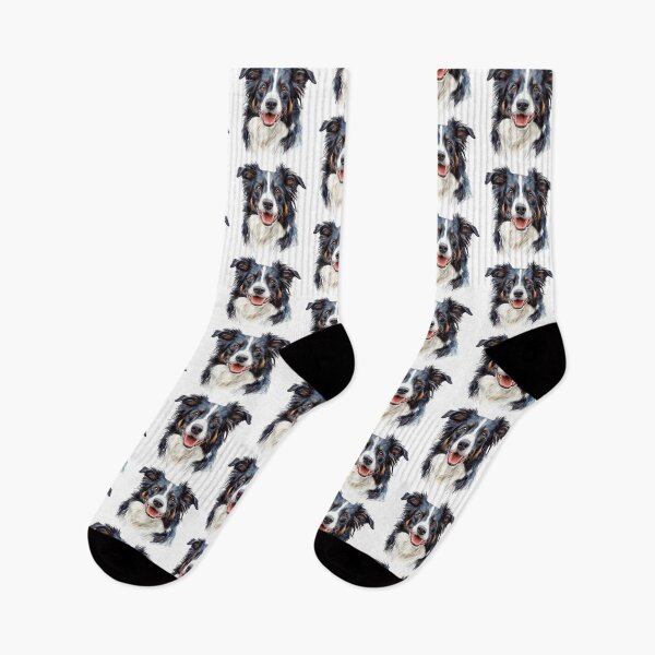 Item preview, Watercolor Border Collie designed and sold by MendaciousMina.