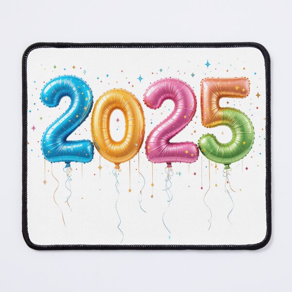 Item preview, Colorful 2025 Celebration Balloons designed and sold by vartisvit.