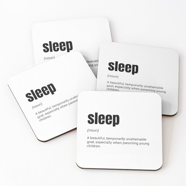 Item preview, Sleep Definition Funny Parents designed and sold by CuteLovelyDesigns.