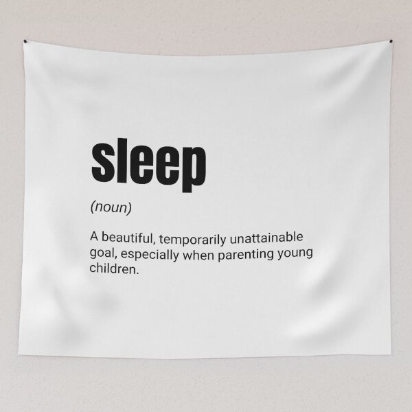 Item preview, Sleep Definition Funny Parents designed and sold by CuteLovelyDesigns.