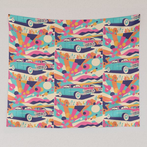 Item preview, Retro Modern Vintage Sweet Kawaii Sports Cars  designed and sold by stxaris.