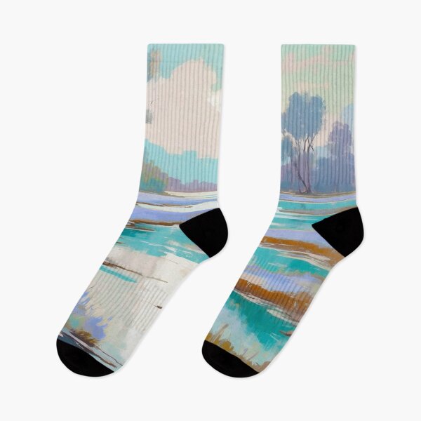 Item preview, Peaceful Blue Low Country Landscape designed and sold by JulieChi.