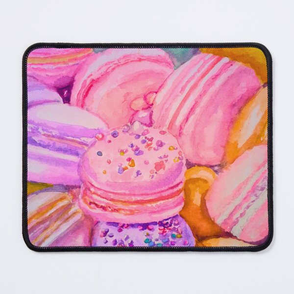 Item preview, Colorful macarons desserts watercolor design. designed and sold by happiartworks .