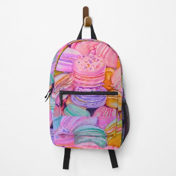 Item preview, Colorful macarons desserts watercolor design. designed and sold by happiartworks .