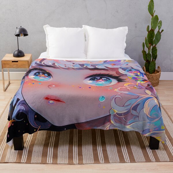 Item preview, Dreamy Surreal Pastel Anime Girl designed and sold by bubblegoth.