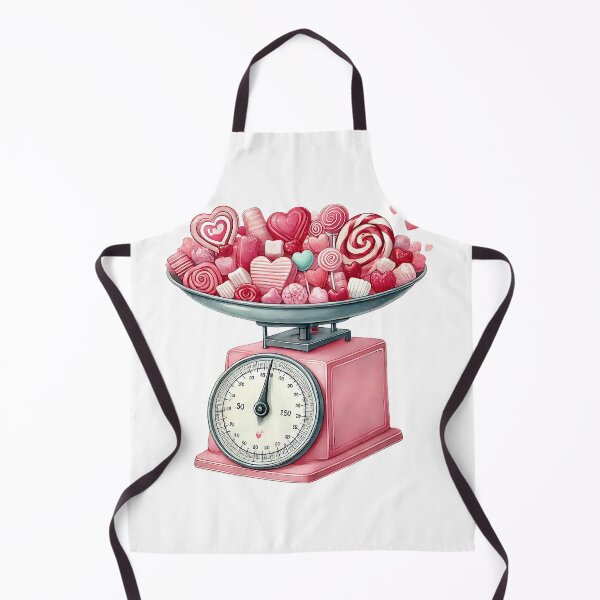 Item preview, A0593 Valentine's Candy Scale – Whimsical Candy Decor, Perfect Valentine’s Day Gift, Romantic Collectible for Sweethearts and Collectors designed and sold by angieart68.