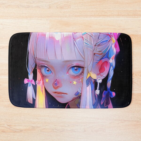 Item preview, Pastel Starry Anime Girl designed and sold by bubblegoth.
