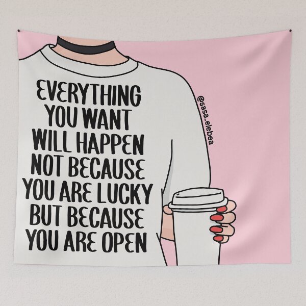 Item preview, Everything will happen by Sasa Elebea designed and sold by Sabrina Brugmann.