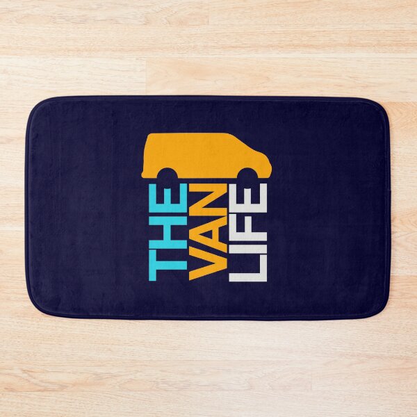 Item preview, the van life logo: blue orange off white designed and sold by robnoble.