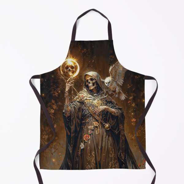 Item preview, Gold Santa Muerte designed and sold by AliceWhiteDF.