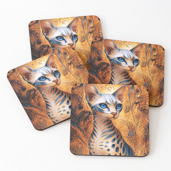 Item preview, Feline Design No 20 , Gift for Cat Lovers with taste. designed and sold by Shoot-The-Moon.