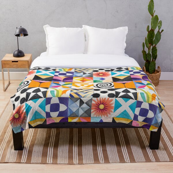 Item preview, Geometric patterns in Memphis style designed and sold by MindKunst.