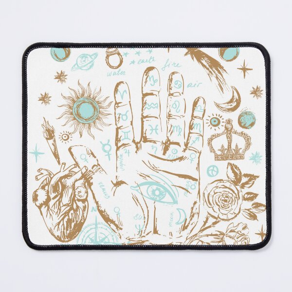 Item preview, Magic palm in gold and mint designed and sold by bokasin.