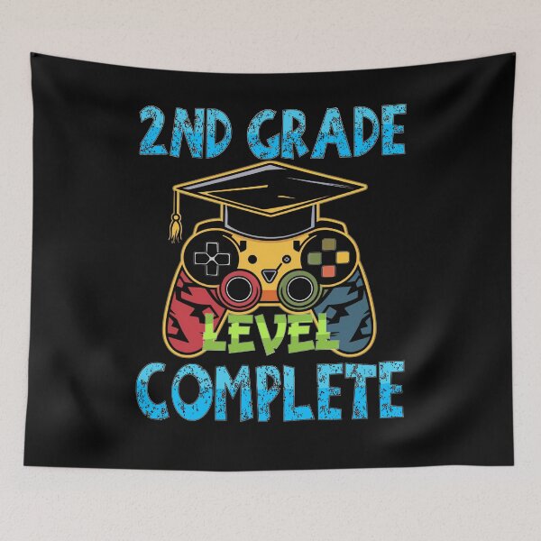 Item preview, 2ND Second Grade Level Complete Videogame controller Graduation Hat  designed and sold by Smix Pixels.