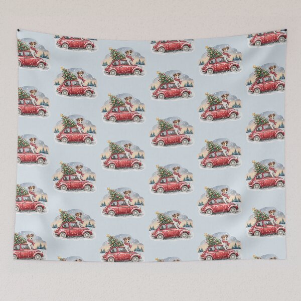 Item preview, Jack Russell Terrier Dog Gorgeous Christmas Tree Dog Scarf Xmas Santa Claus, Winter, Ornament Tree Xmas, Pets, Jack russell Dog Christmas Decoration dog Lover designed and sold by iPrintPaws.